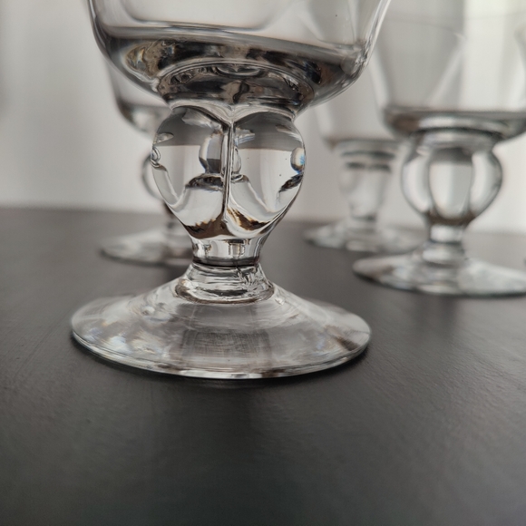 6 | 6 oz | Seneca Ingrid Stahl tall sherbet glasses - Picture 5 of 12